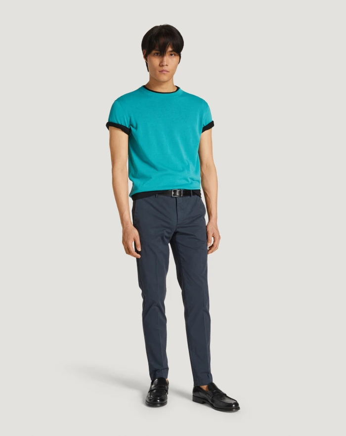 Pantaloni Torino Pantaloni Skinny in gabardina stretch Italy