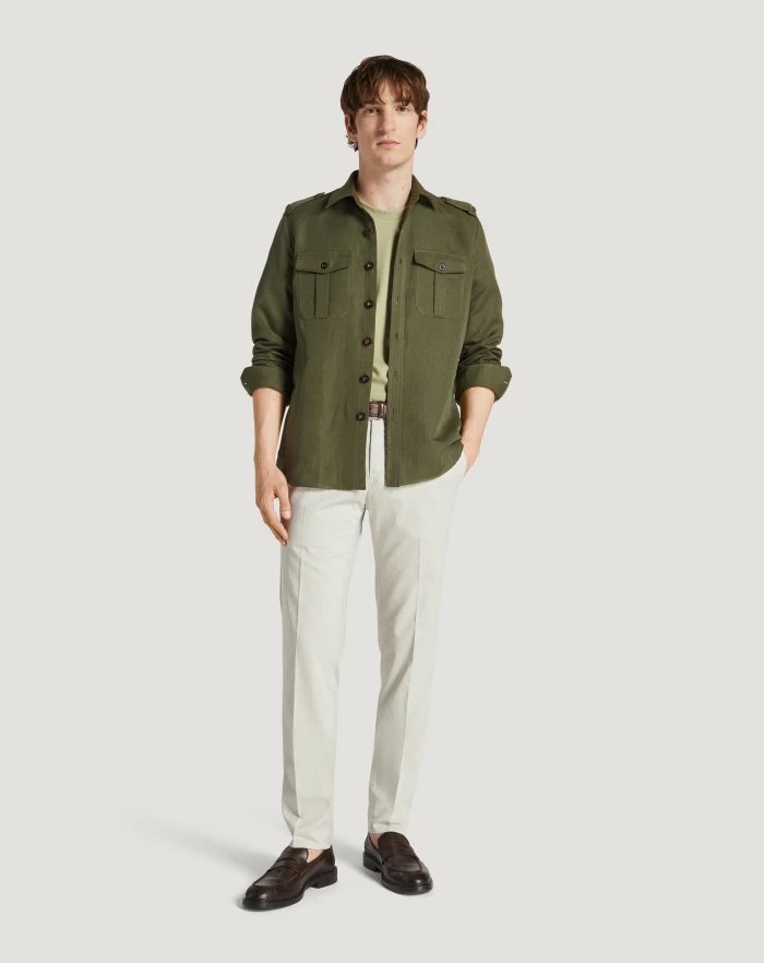 Pantaloni Torino Pantaloni Slim in silkochino Offerta