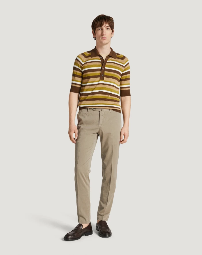Pantaloni Torino Pantaloni Slim in silkochino Offerte