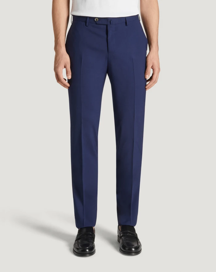 Pantaloni Torino Pantaloni Slim in lana four season Vendite Flash