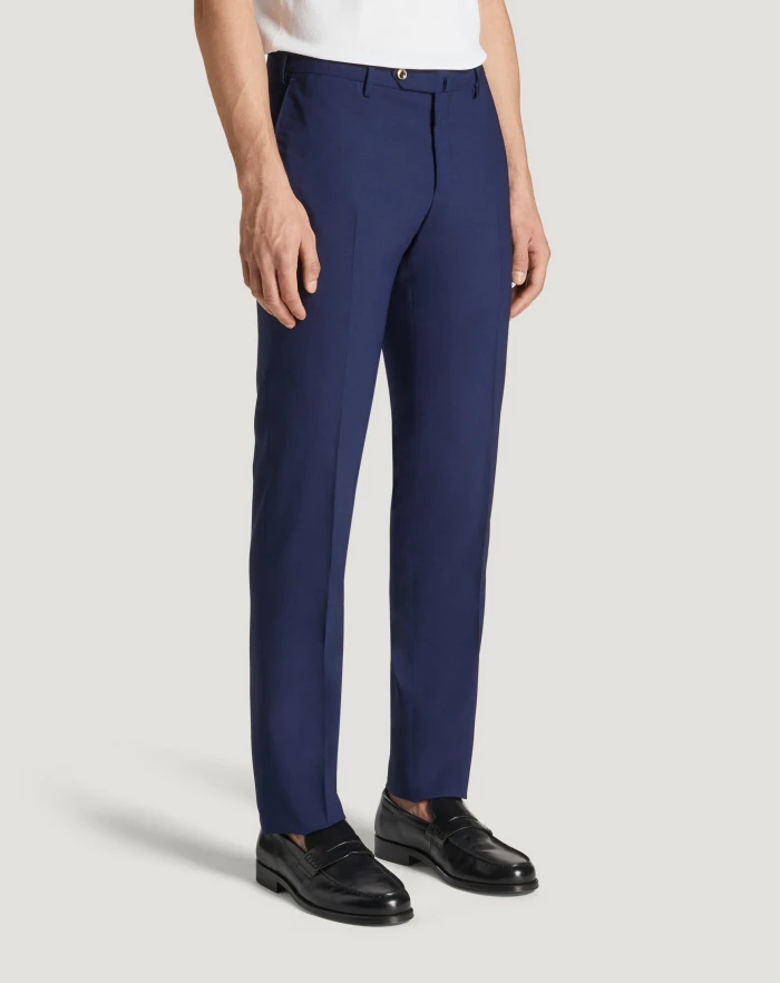 Pantaloni Torino Pantaloni Slim in lana four season Vendite Flash