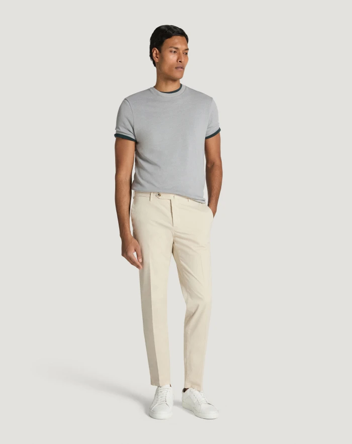 Pantaloni Torino Pantaloni Slim in gabardina stretch Italy