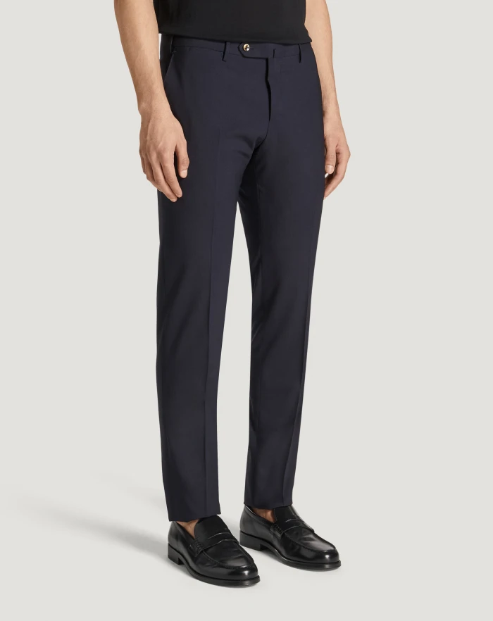 Pantaloni Torino Pantaloni Slim in lana four season Nuovo