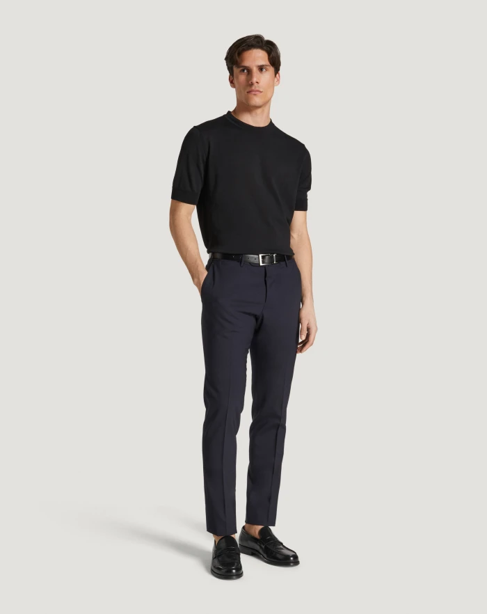 Pantaloni Torino Pantaloni Slim in lana four season Nuovo