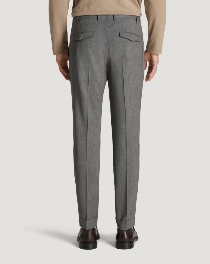 Pantaloni Torino Pantaloni Master in lana four season Promozione