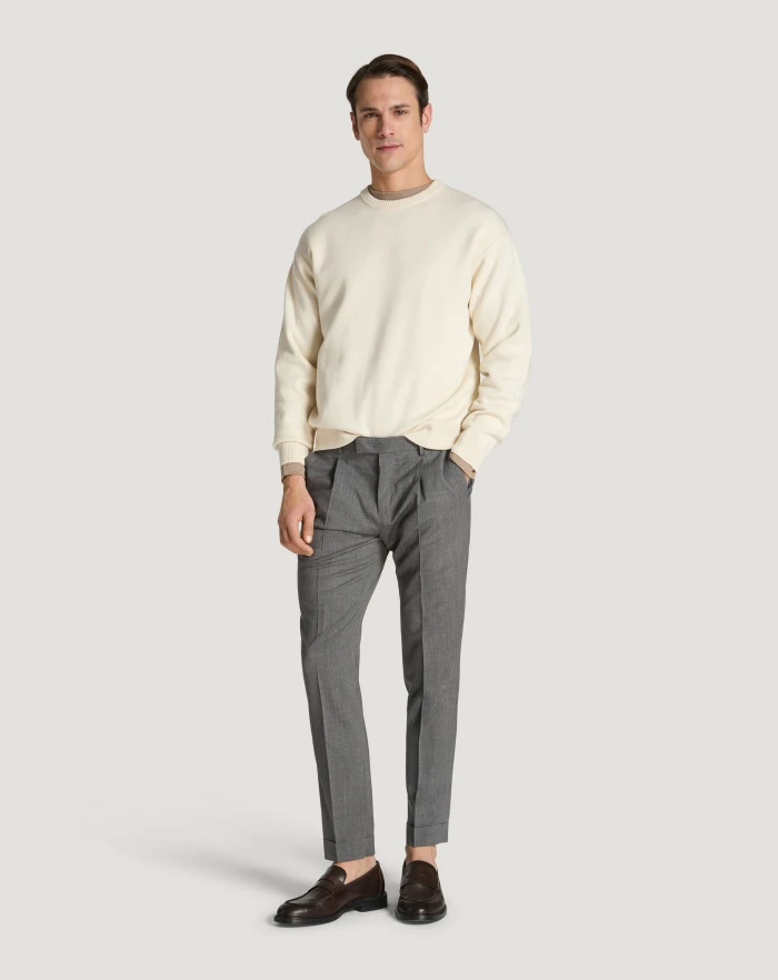 Pantaloni Torino Pantaloni Master in lana four season Promozione