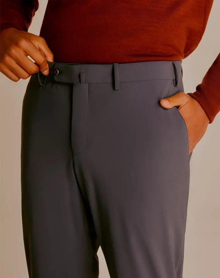 Pantaloni Torino Pantaloni Slim in tessuto organico stretch Spedizione Gratuita