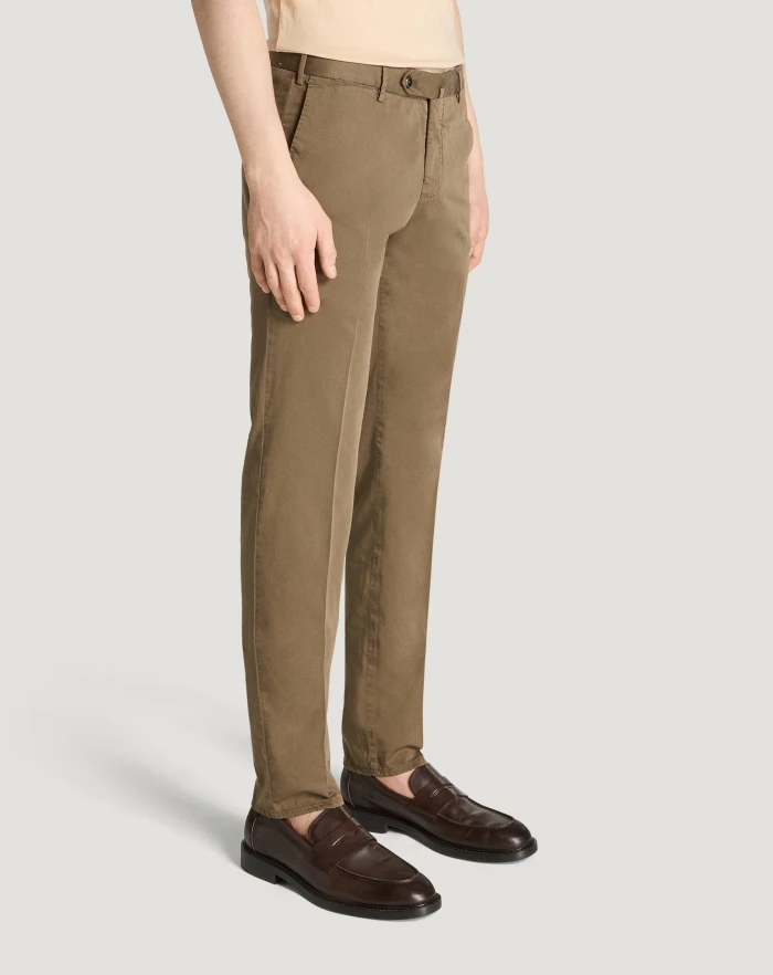 Pantaloni Torino Pantaloni Slim in silkochino Fino Al -60%