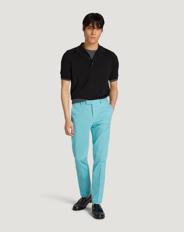 Pantaloni Torino Pantaloni Master in cotone stretch délavé Prezzo Ridotto