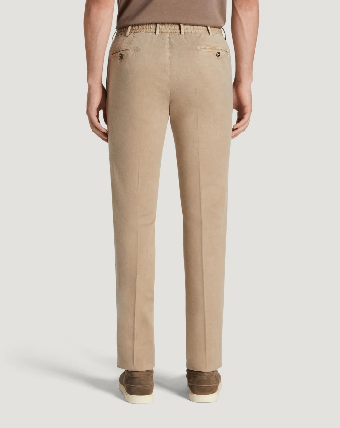 Pantaloni Torino Pantaloni Slim in lino stretch délavé Sconto