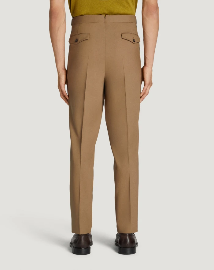 Pantaloni Torino Pantaloni Gentleman in lana tropical Economico