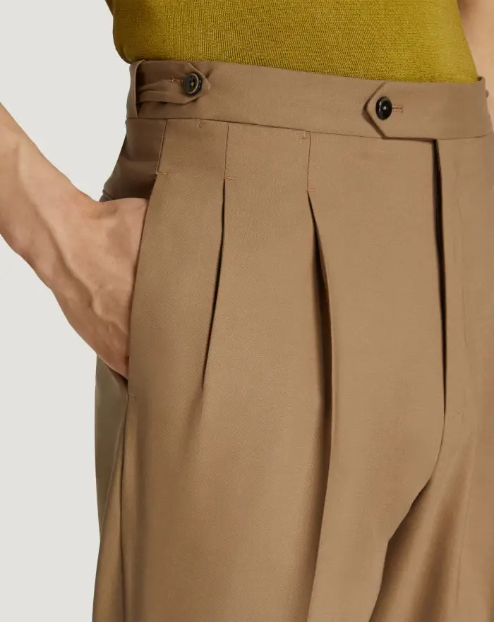 Pantaloni Torino Pantaloni Gentleman in lana tropical Economico