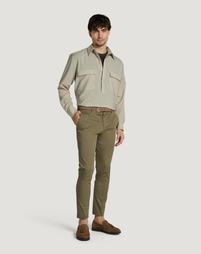Pantaloni Torino Pantaloni Dieci in twill In Saldo