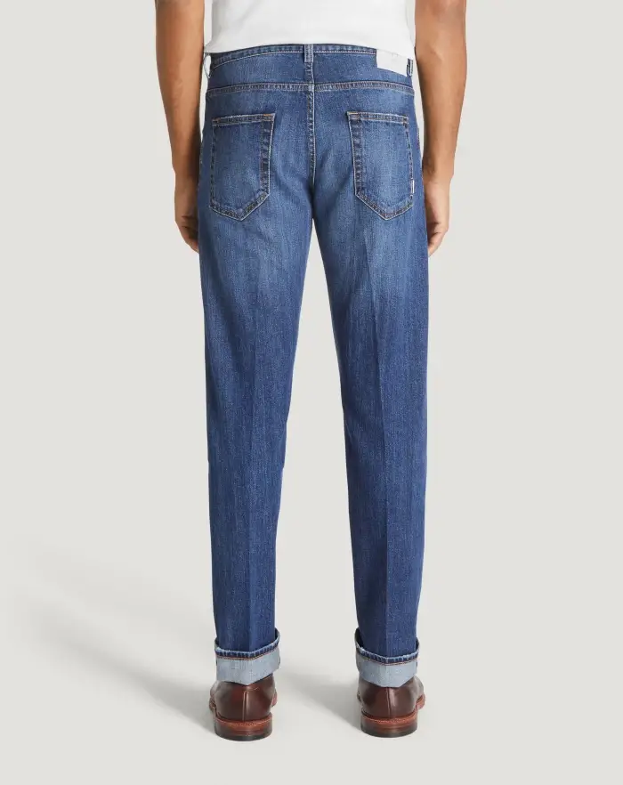 Pantaloni Torino Jeans Dub in denim organico Italy