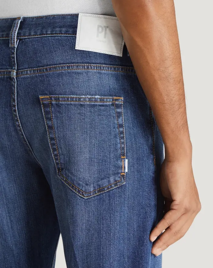 Pantaloni Torino Jeans Dub in denim organico Italy