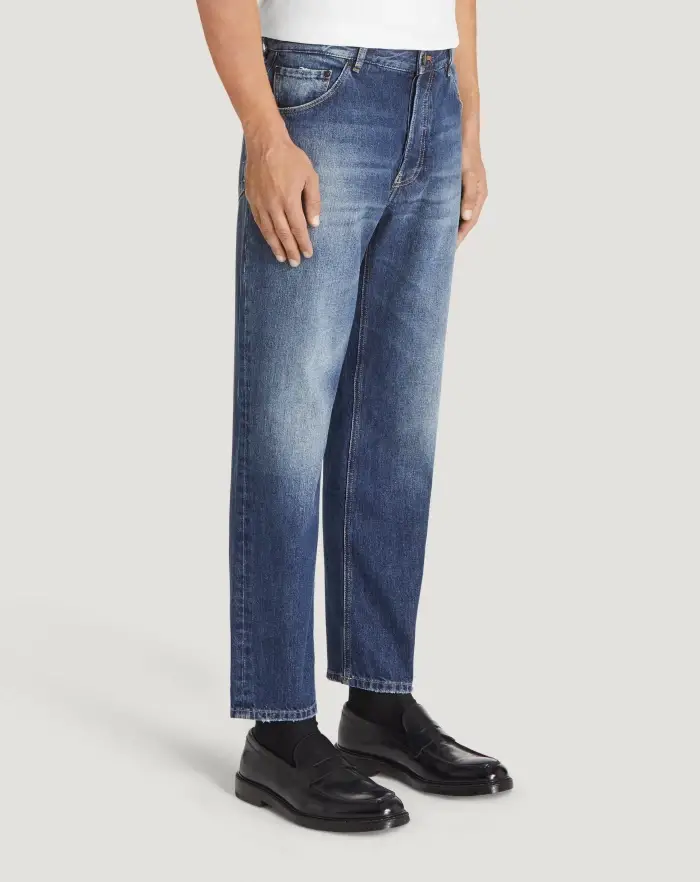 Pantaloni Torino Jeans Rebel in denim vintage Italia