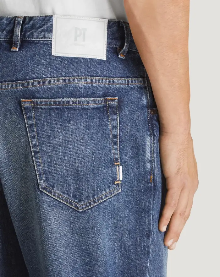 Pantaloni Torino Jeans Rebel in denim vintage Italia