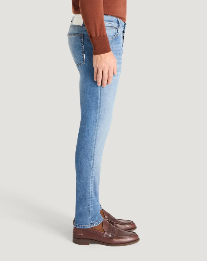 Pantaloni Torino Jeans Swing in denim stretch indigo Promozione