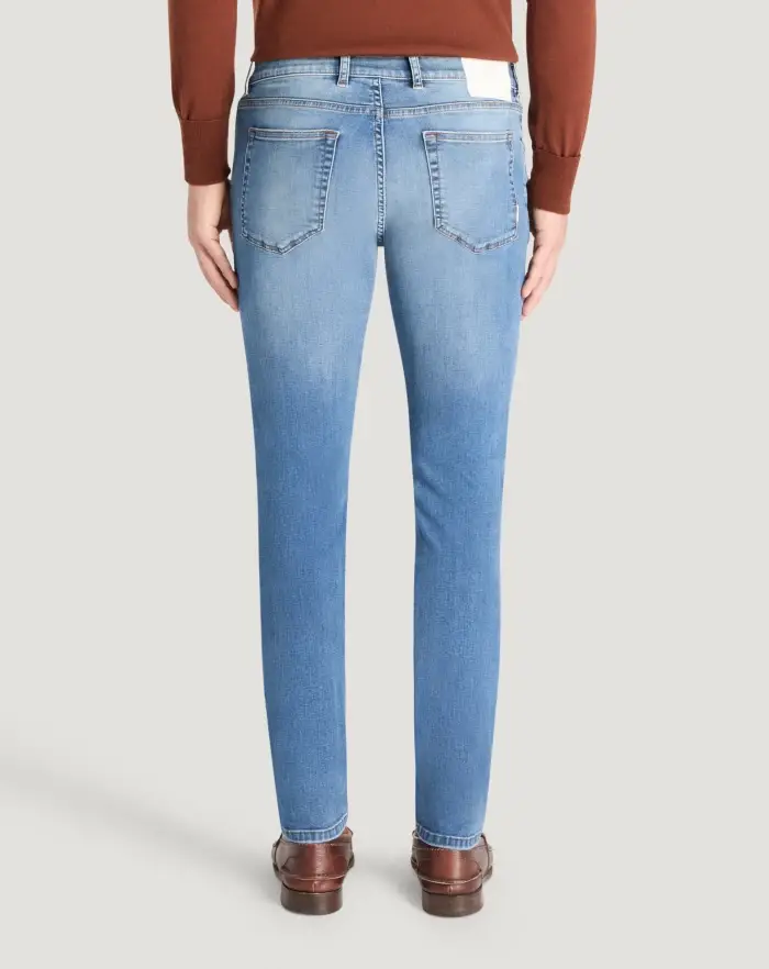 Pantaloni Torino Jeans Swing in denim stretch indigo Promozione