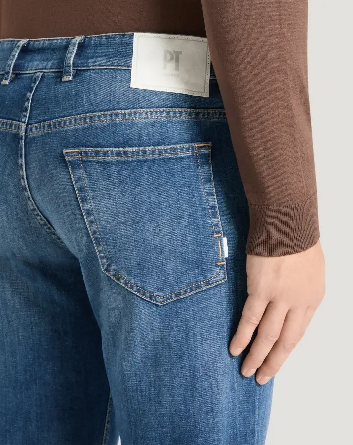 Pantaloni Torino Jeans Indie in denim soft touch Pezzi Unici