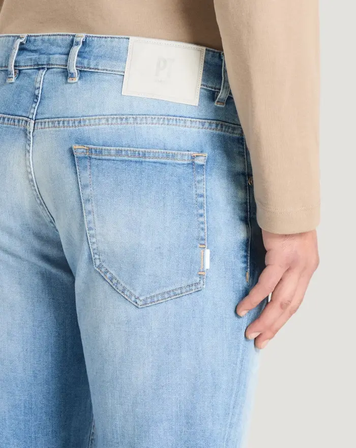 Pantaloni Torino Jeans Reggae in denim soft touch Acquista Ora