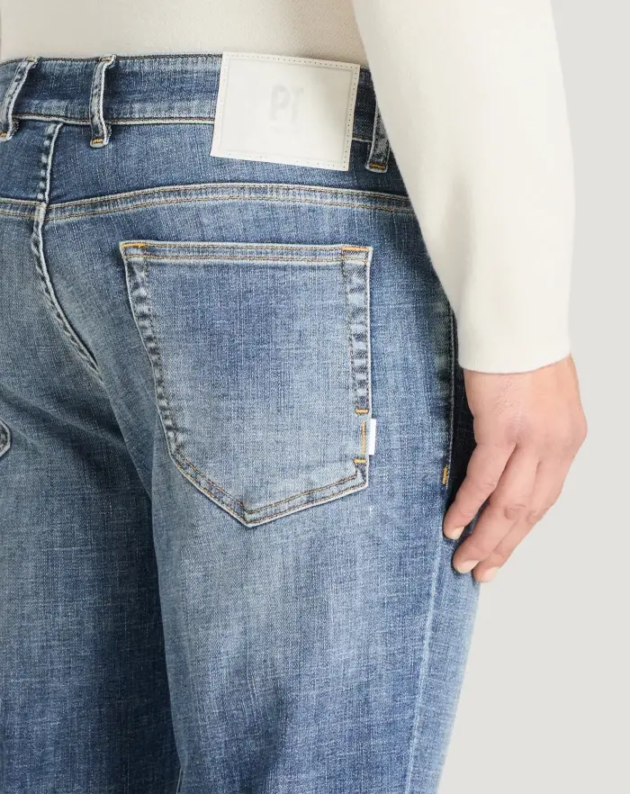 Pantaloni Torino Jeans Reggae in denim organico stretch Fino Al -60%
