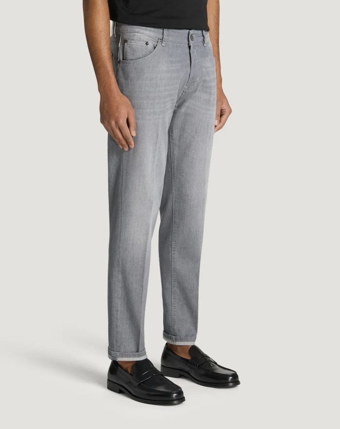 Pantaloni Torino Jeans Reggae in light grey denim Prezzo Ridotto