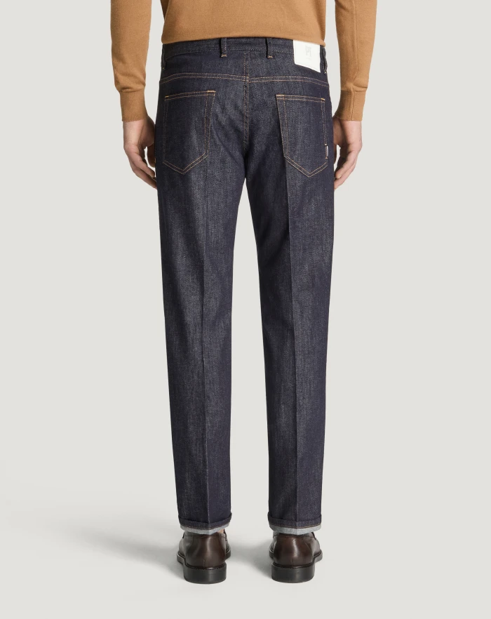 Pantaloni Torino Jeans Reggae in stretch indigo batavia Presa