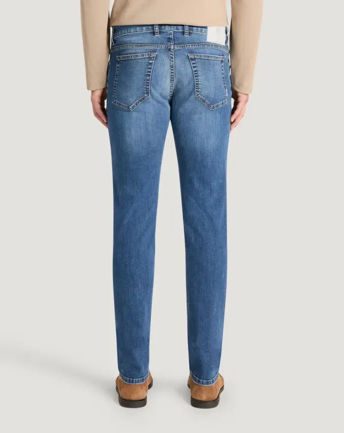 Pantaloni Torino Jeans Soul in denim stretch indigo Offerta