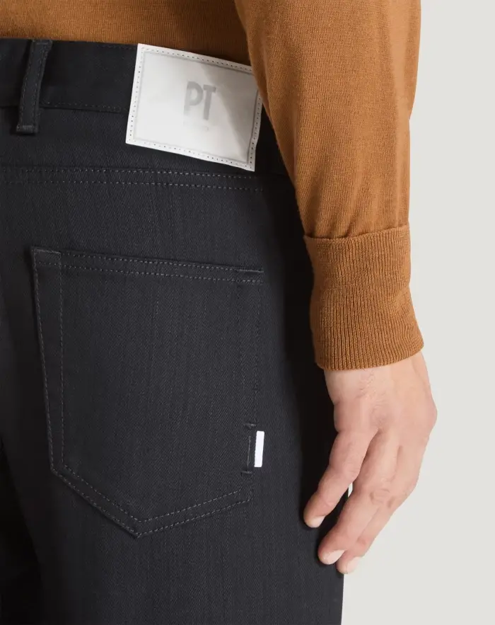 Pantaloni Torino Jeans Rock in denim super black Outlet