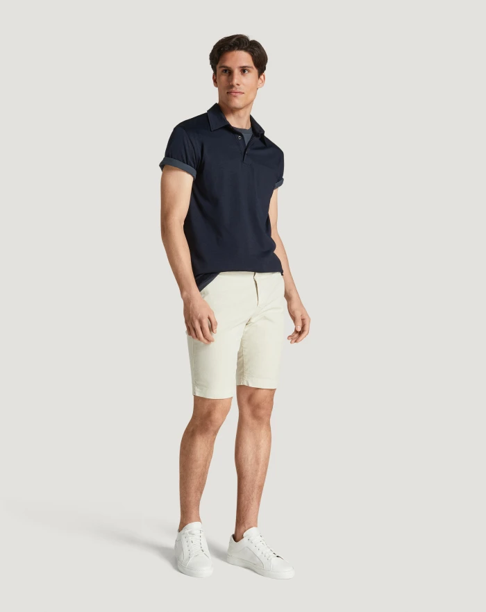 Pantaloni Torino Bermuda in gabardina stretch Vendita Calda