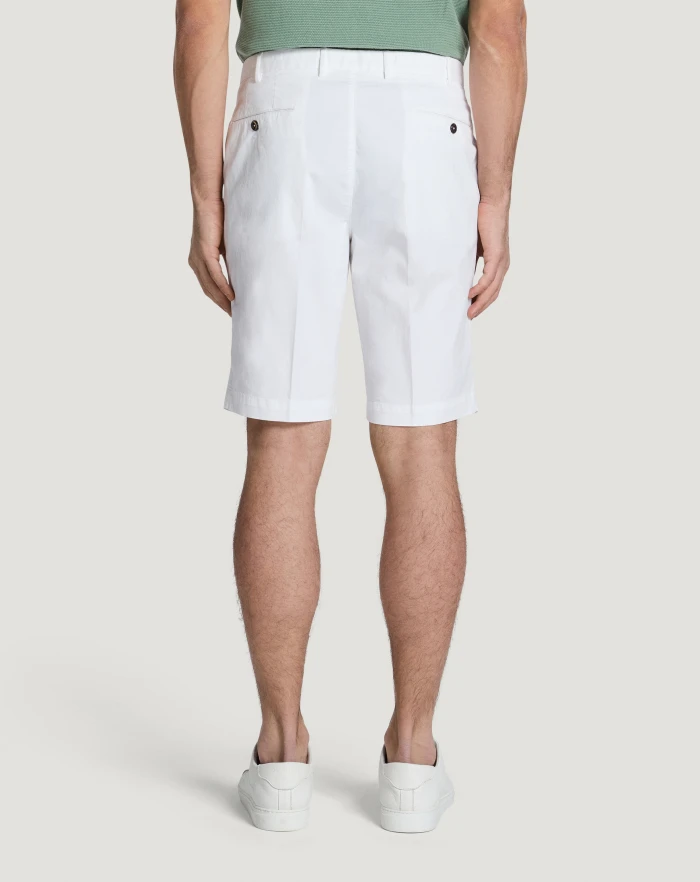 Pantaloni Torino Bermuda in gabardina stretch Offerta natalizia