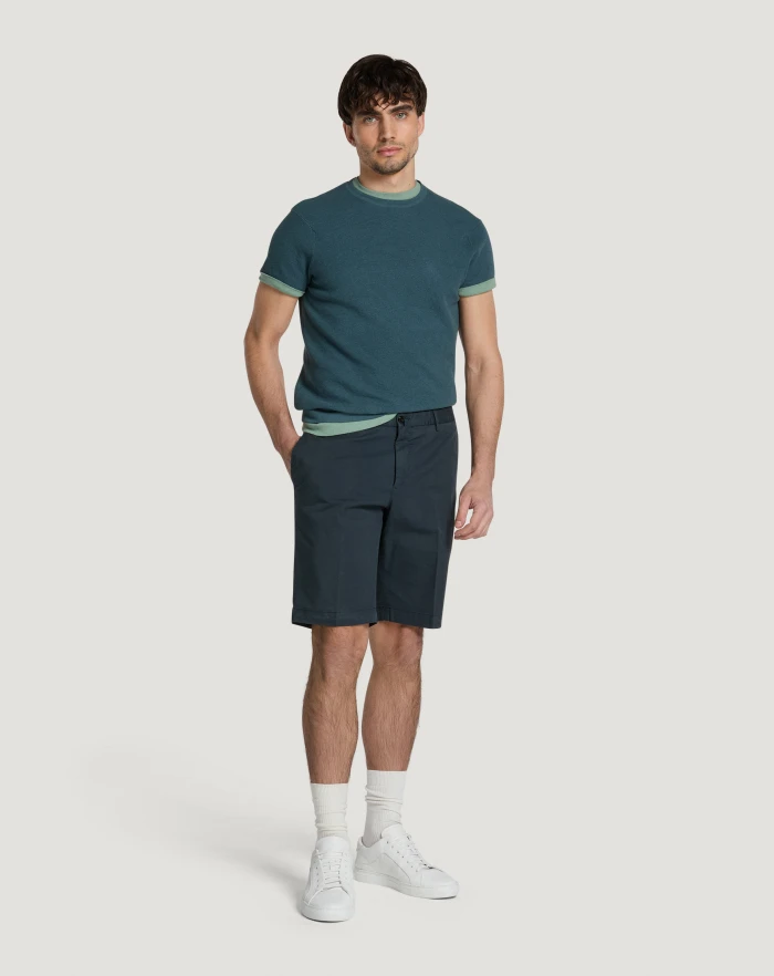 Pantaloni Torino Bermuda in gabardina stretch I Più Venduti