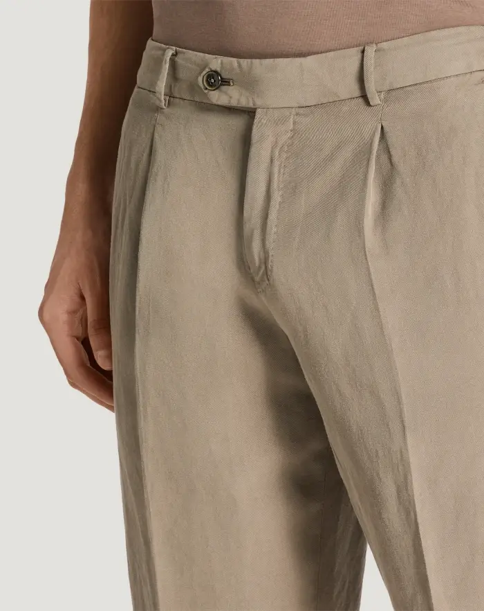 Pantaloni Torino Bermuda in cotone e lino batavia Negozio
