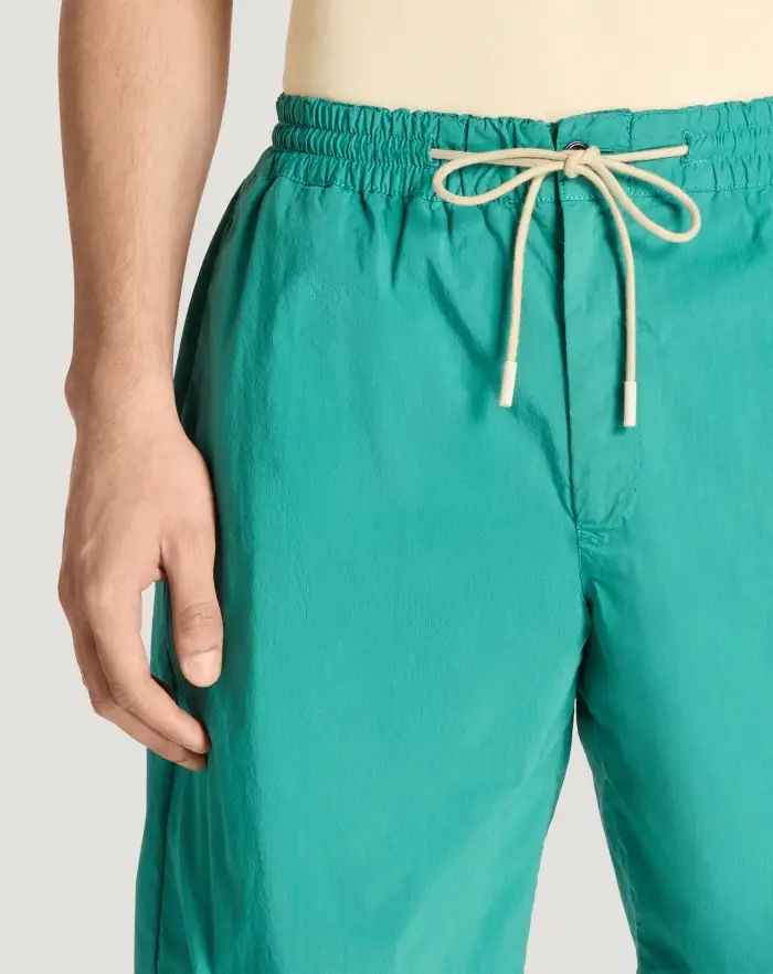 Pantaloni Torino Bermuda in popeline di cotone stretch 2025