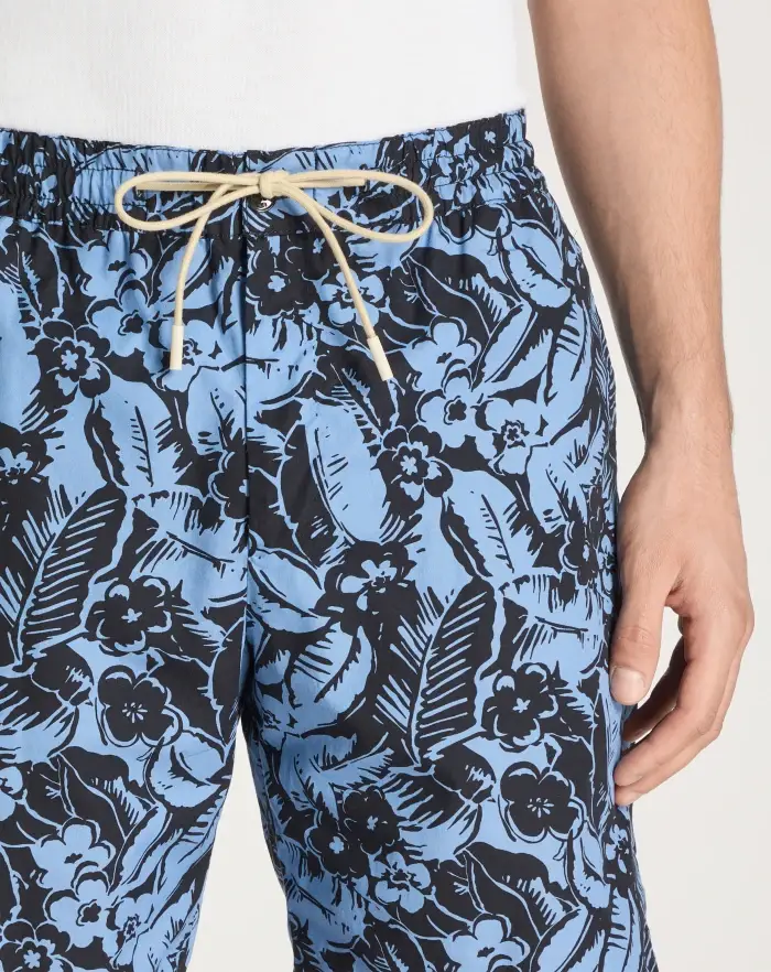 Pantaloni Torino Bermuda in popeline di cotone Italy