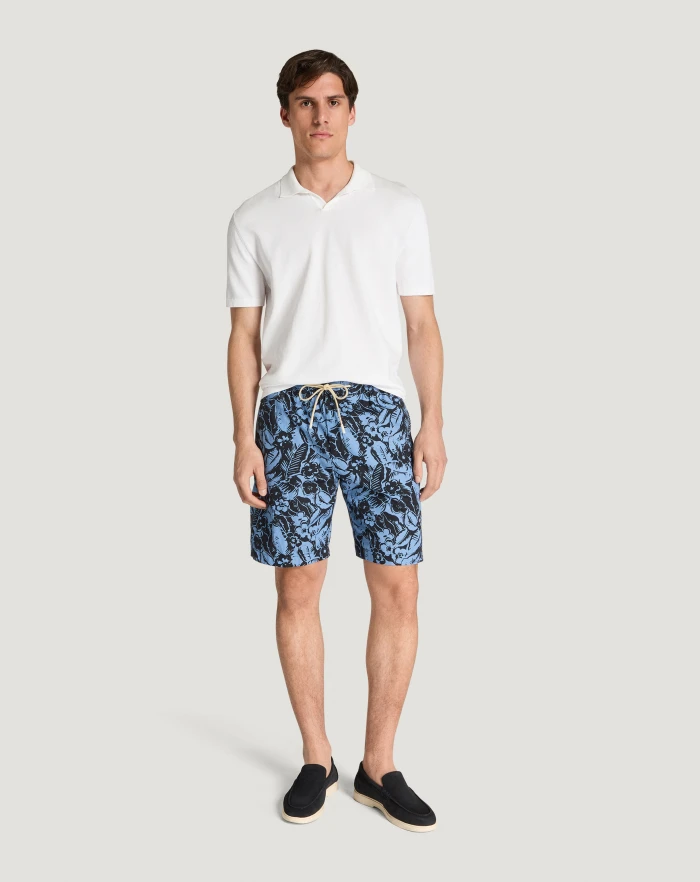 Pantaloni Torino Bermuda in popeline di cotone Italy