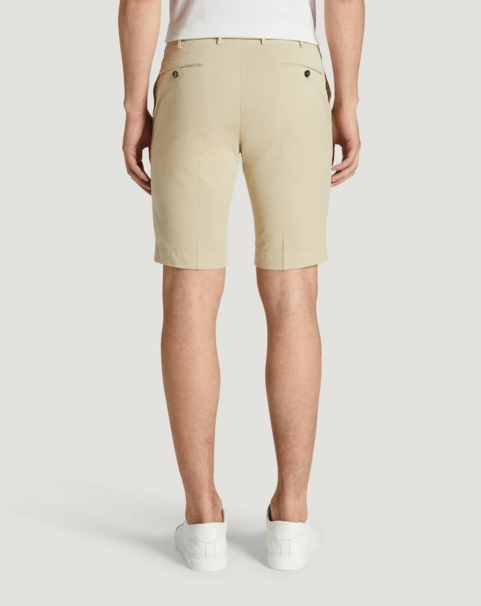 Pantaloni Torino Bermuda in gabardina stretch Qualità