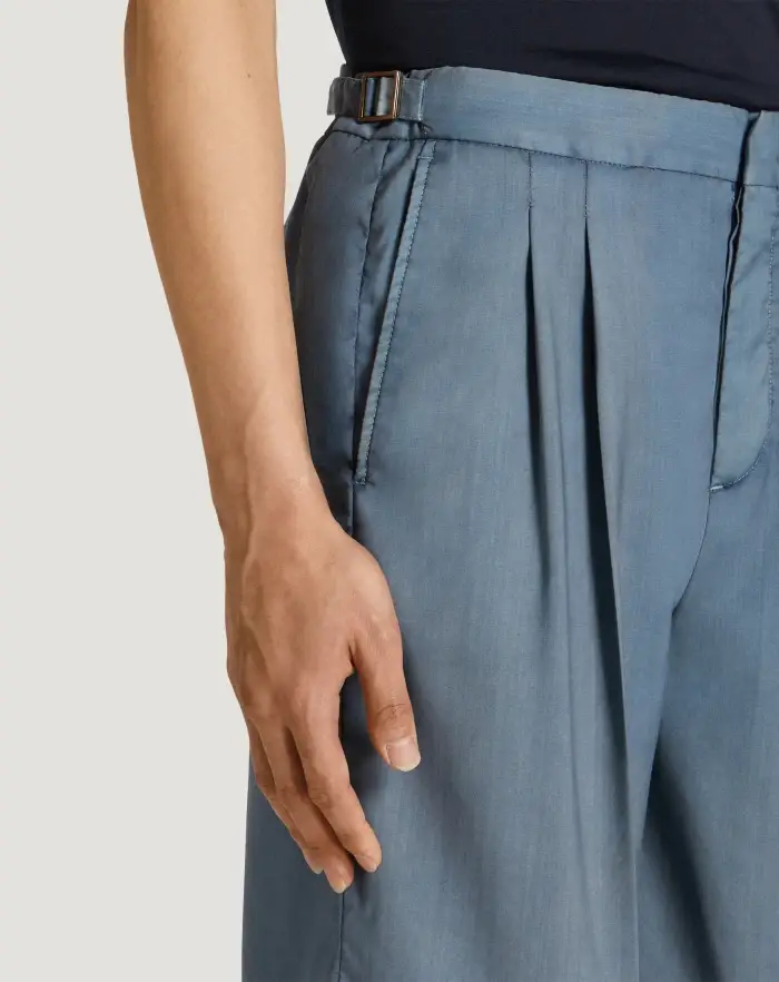 Pantaloni Torino Bermuda in lana comfort Vendita