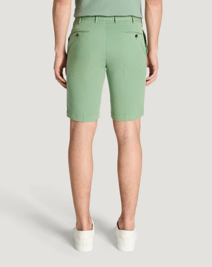 Pantaloni Torino Bermuda in gabardina stretch Pezzi Unici