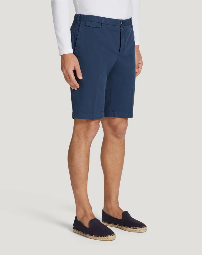 Pantaloni Torino Bermuda in gabardina stretch Acquista Ora