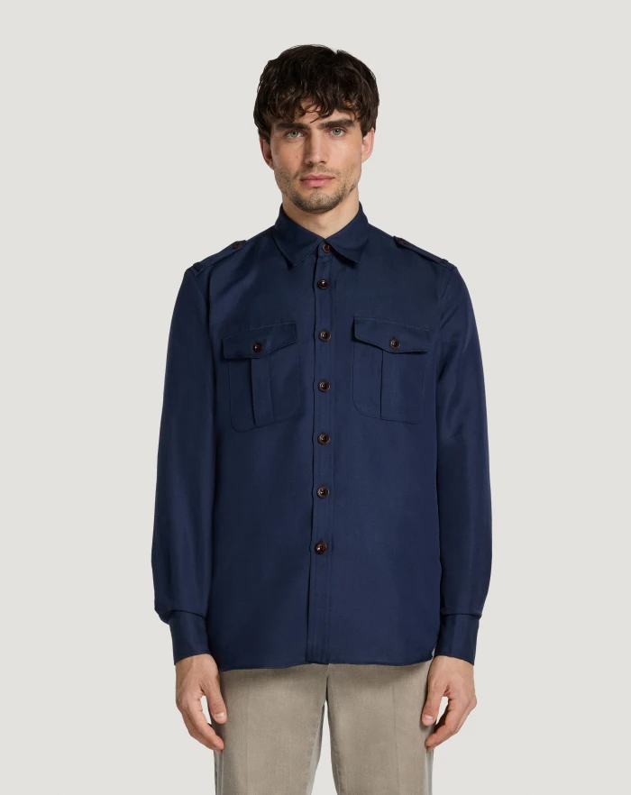 Pantaloni Torino Camicia in twill