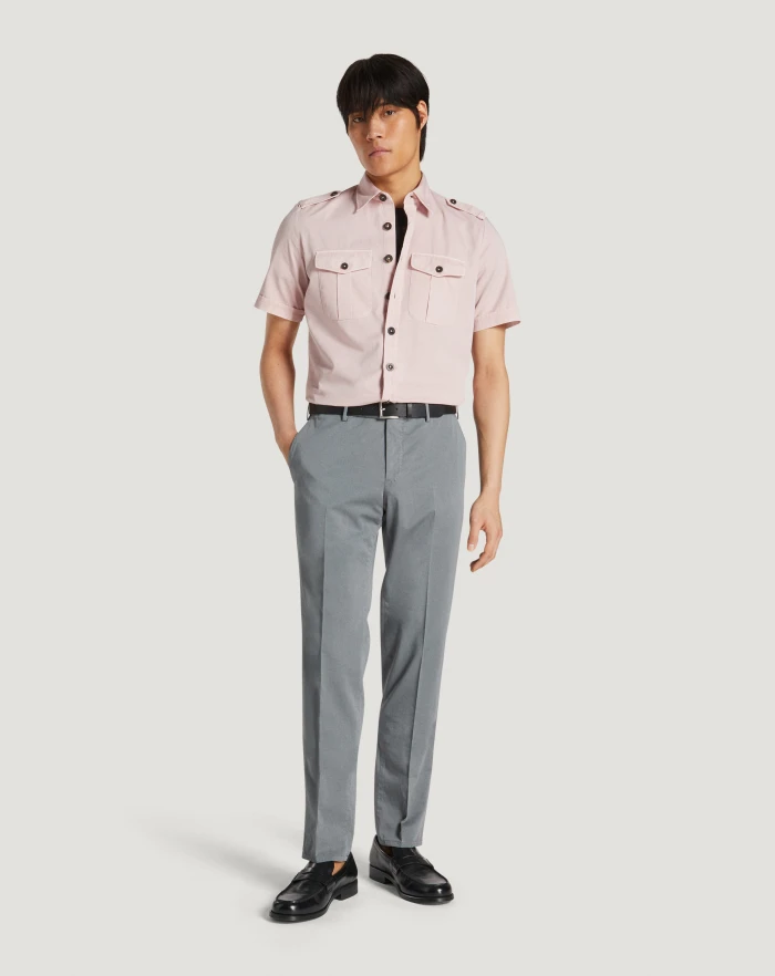 Pantaloni Torino Camicia in gabardina di cotone Moda