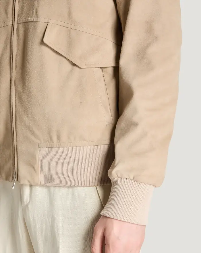 Pantaloni Torino Bomber in suede 2025