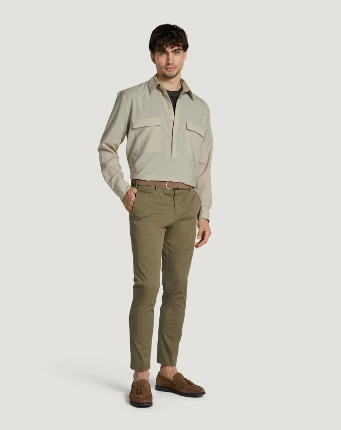 Pantaloni Torino Camicia in lana Italy