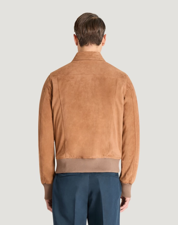 Pantaloni Torino Bomber in suede Italia