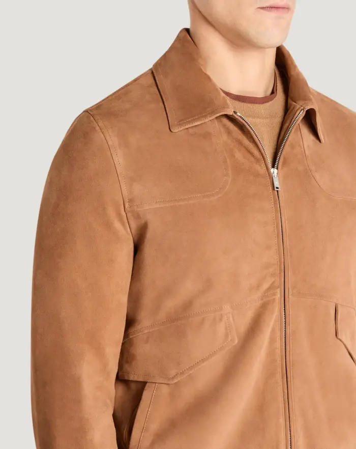 Pantaloni Torino Bomber in suede Italia