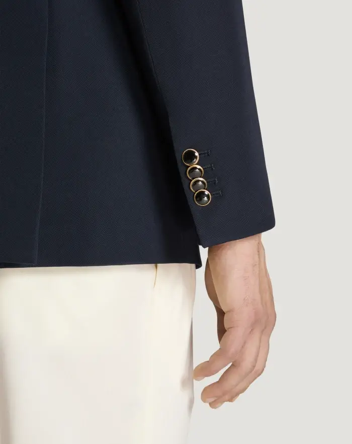Pantaloni Torino Blazer in lana granité Qualità