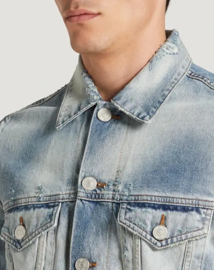 Pantaloni Torino Giacca in denim con ricamo Qualità Garantita
