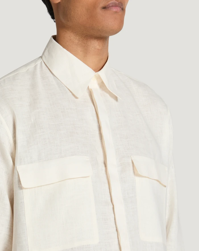Pantaloni Torino Camicia in lino Sottocosto